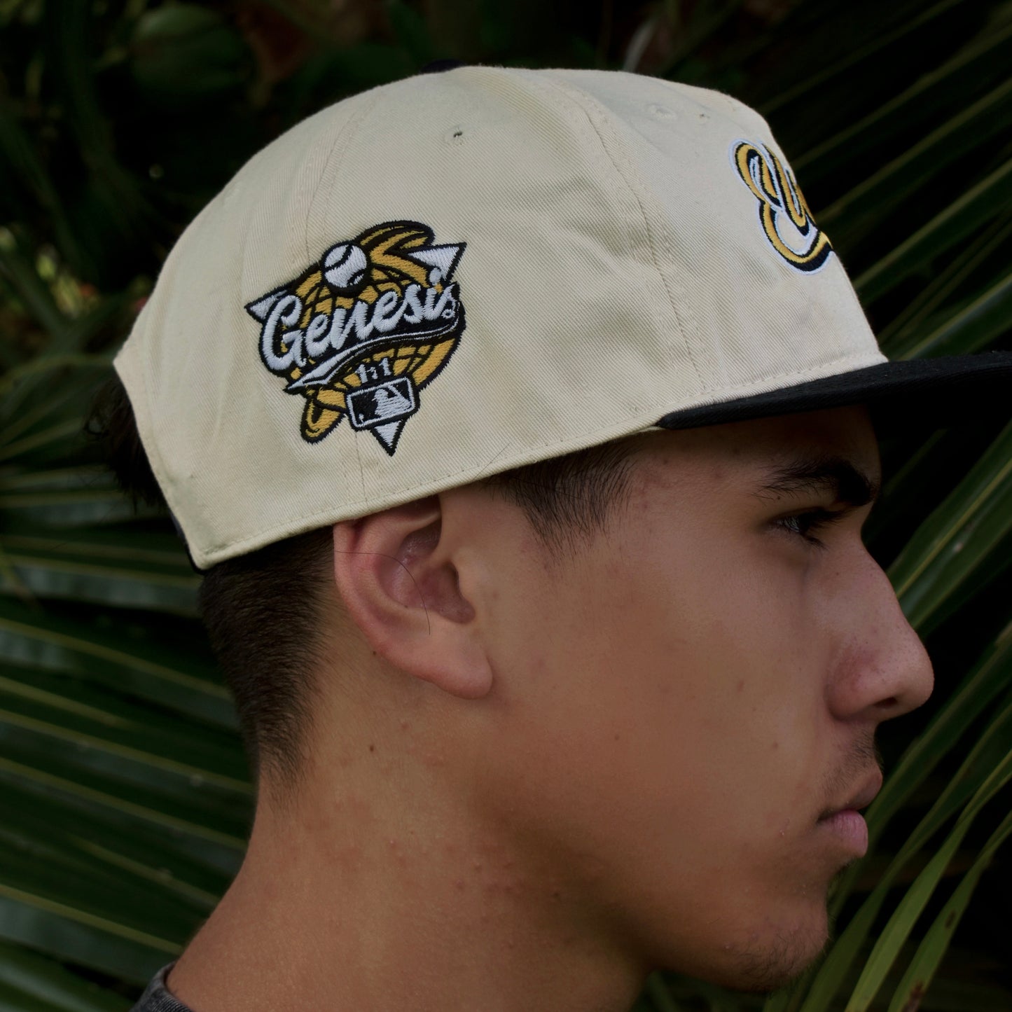 Elohim Yellow and Black Snapback Cap
