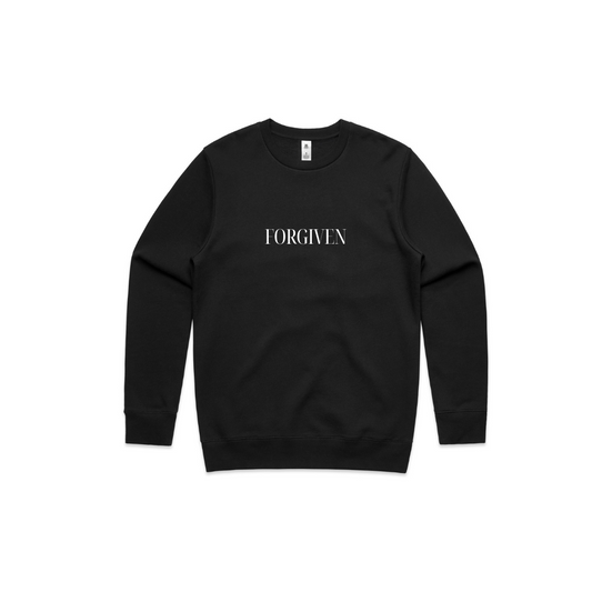 Forgiven Black Crewneck